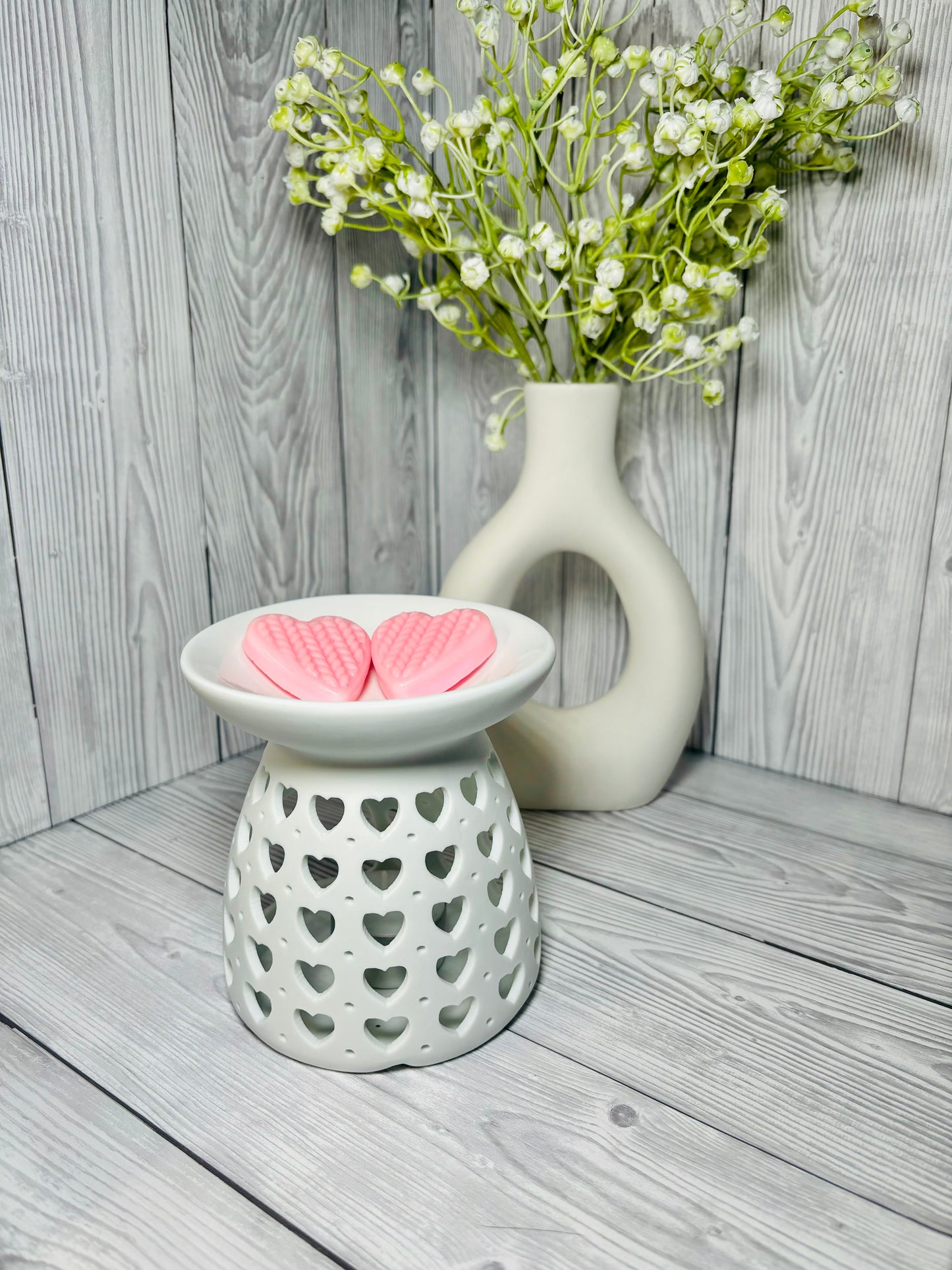 Heart wax burner