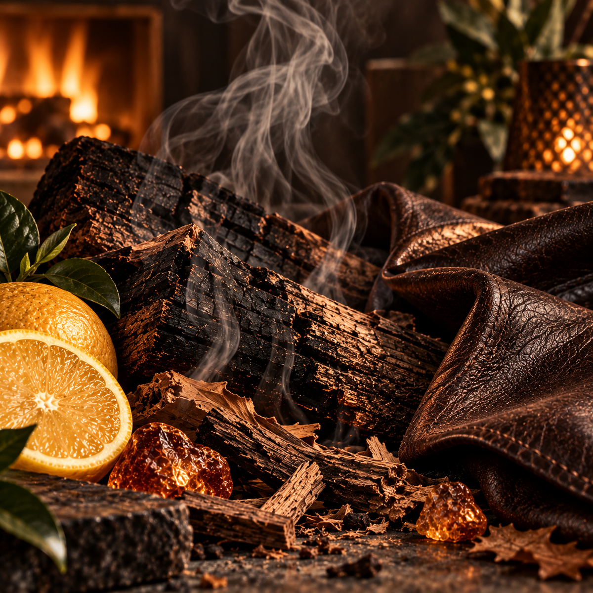 Woodsmoke & Leather