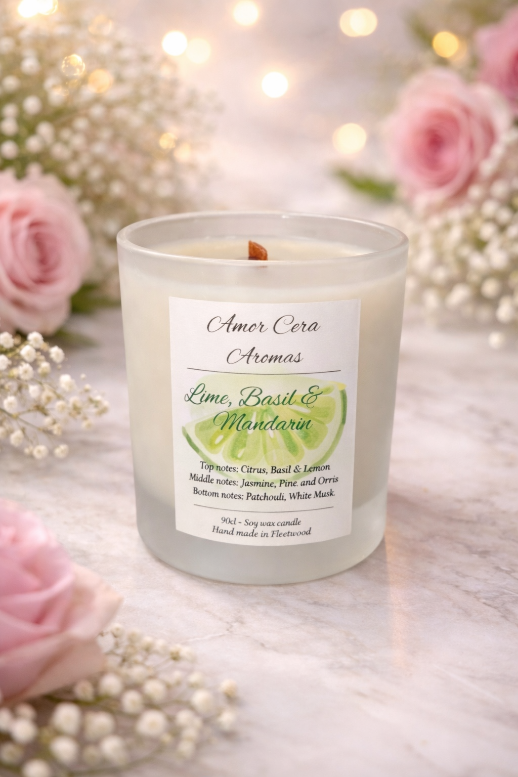 Lime, Basil & Mandarin Candle