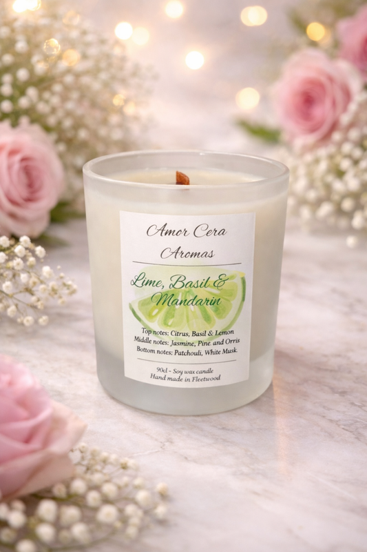 Lime, Basil & Mandarin Candle