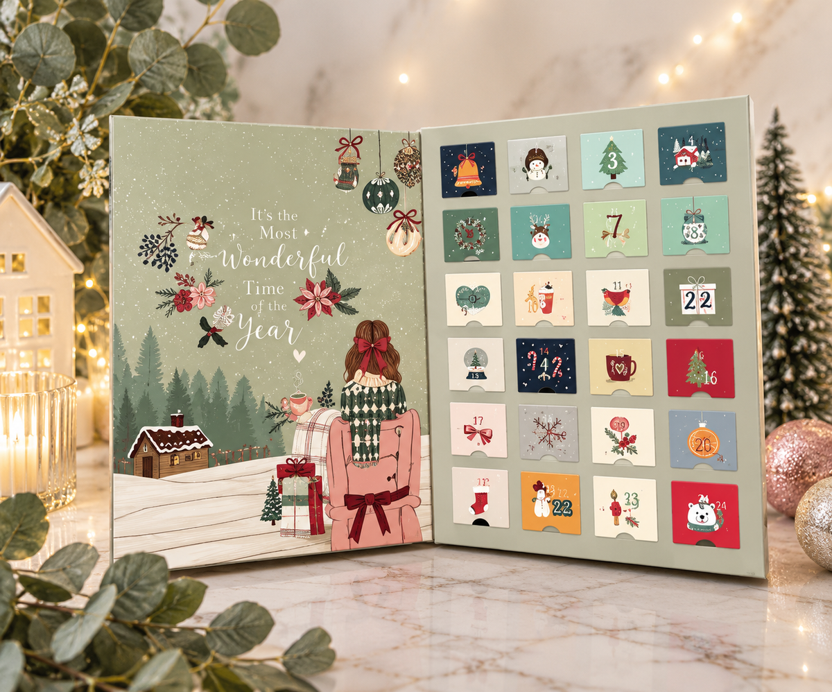 Red/Sage Luxury Advent Calendar