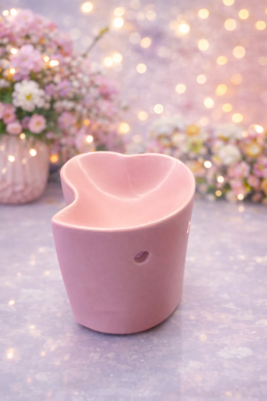 Pink heart burner