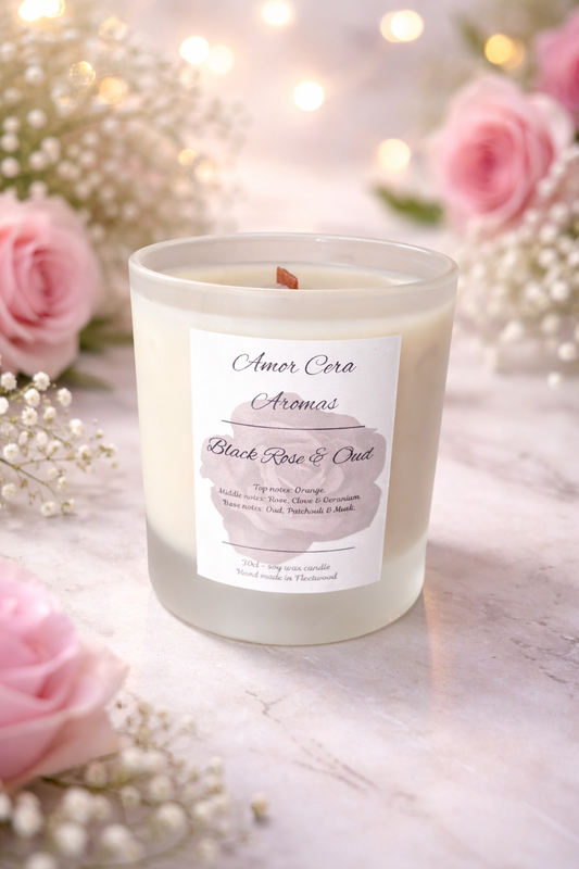 Black Rose & Oud Candle