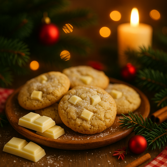 White Chocolate & Christmas Cookies