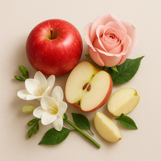 Apple, Freesia & Rose
