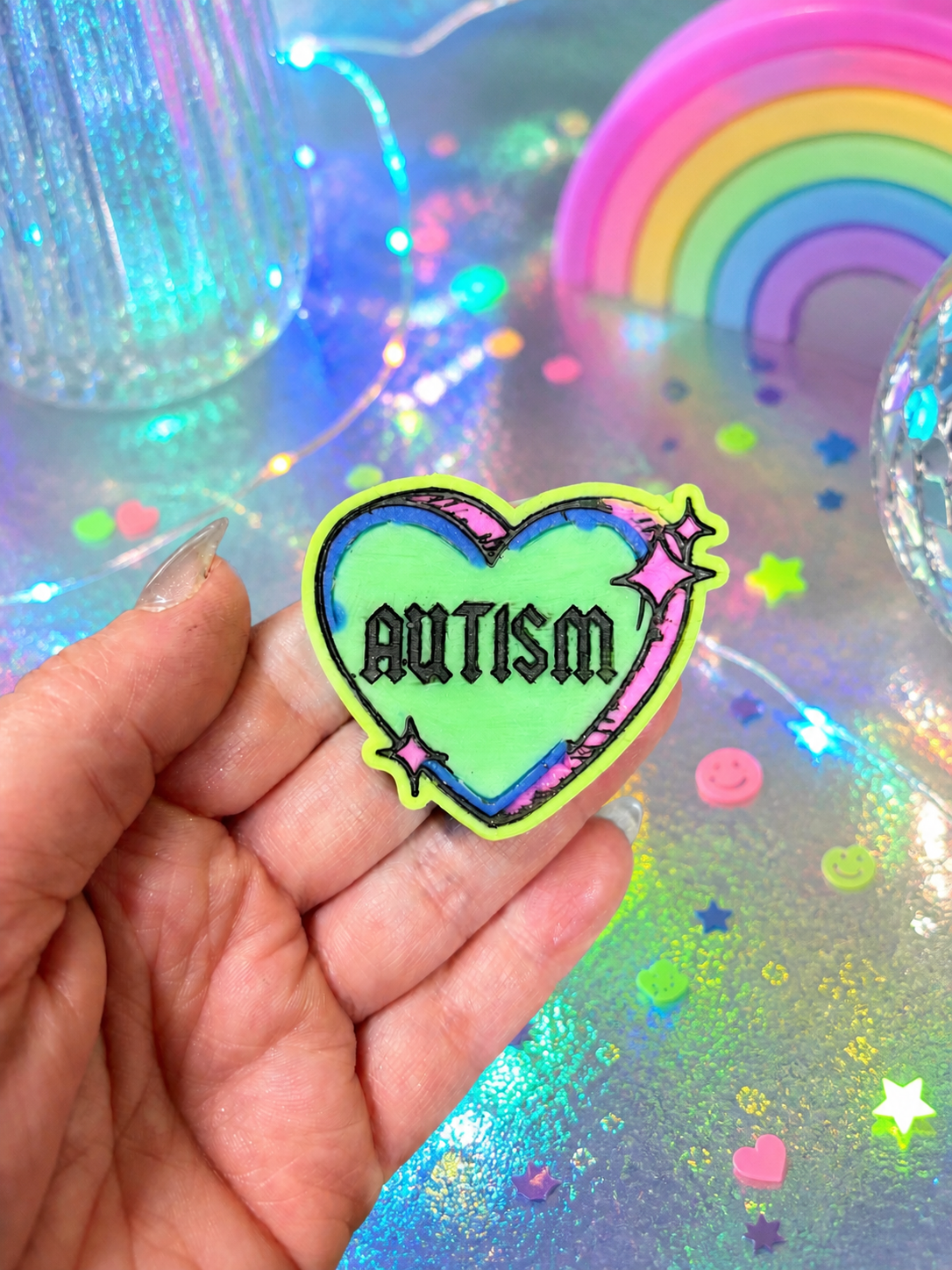 Autism Shaped Heart