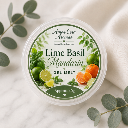 Lime, Basil & Mandarin Gel Melt
