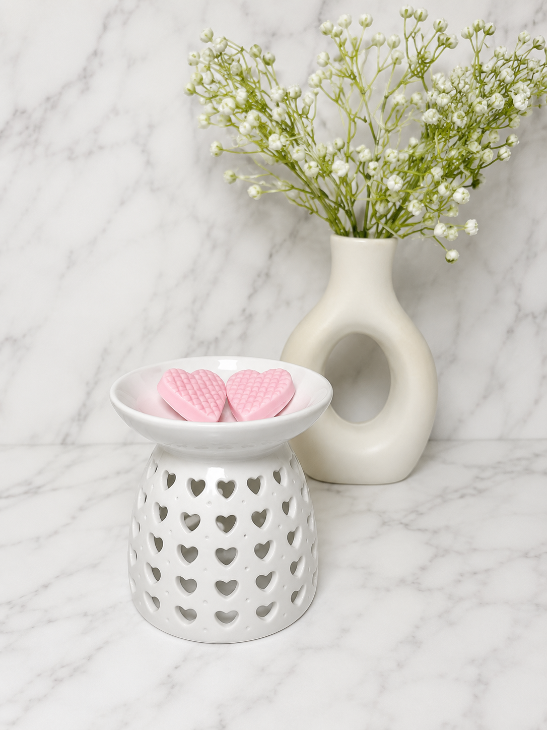 Heart wax burner
